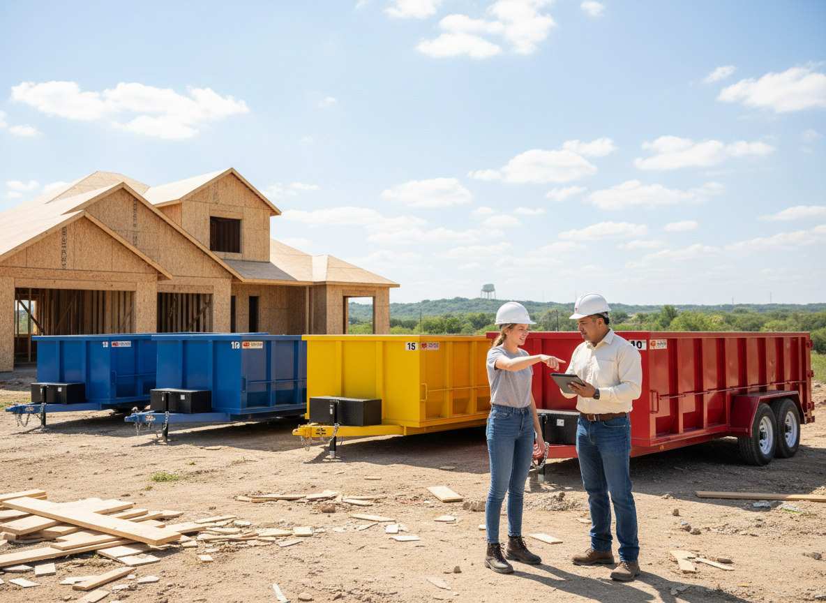 How To Choose The Right Dumpster Trailer Size For A Kaufman Home Project